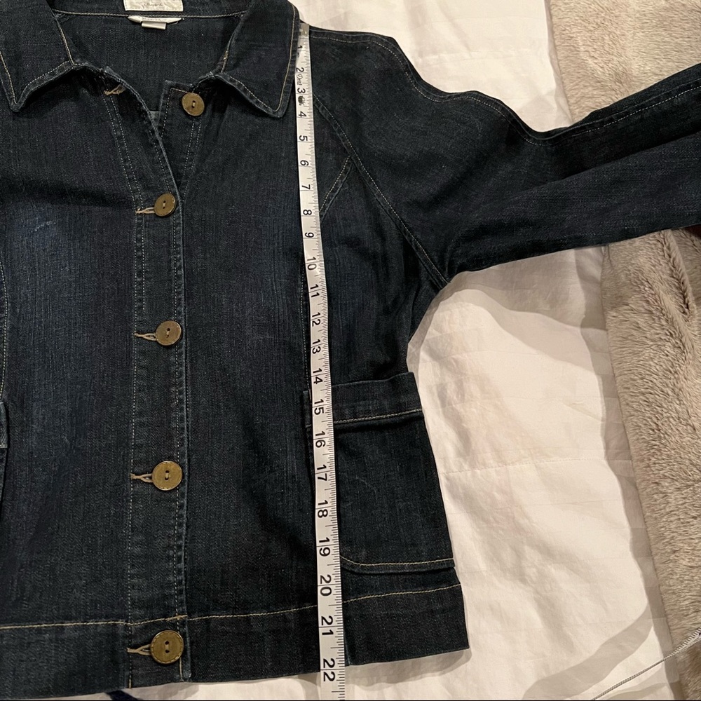 Christopher & Banks Jean Jacket Size Medium - Picture 4 of 6
